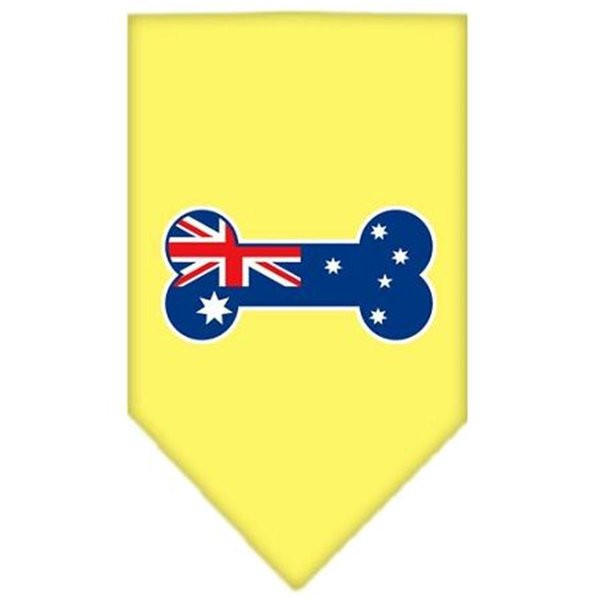 Unconditional Love Bone Flag Australian  Screen Print Bandana Yellow Small UN786059